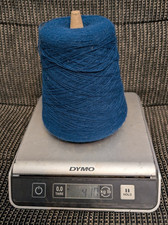 Wool Yarn Cone 410G Blue