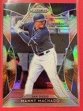 2019 Panini Prizm Manny Machado Cosmic Haze Prizm #13 Baseball San Diego Padres
