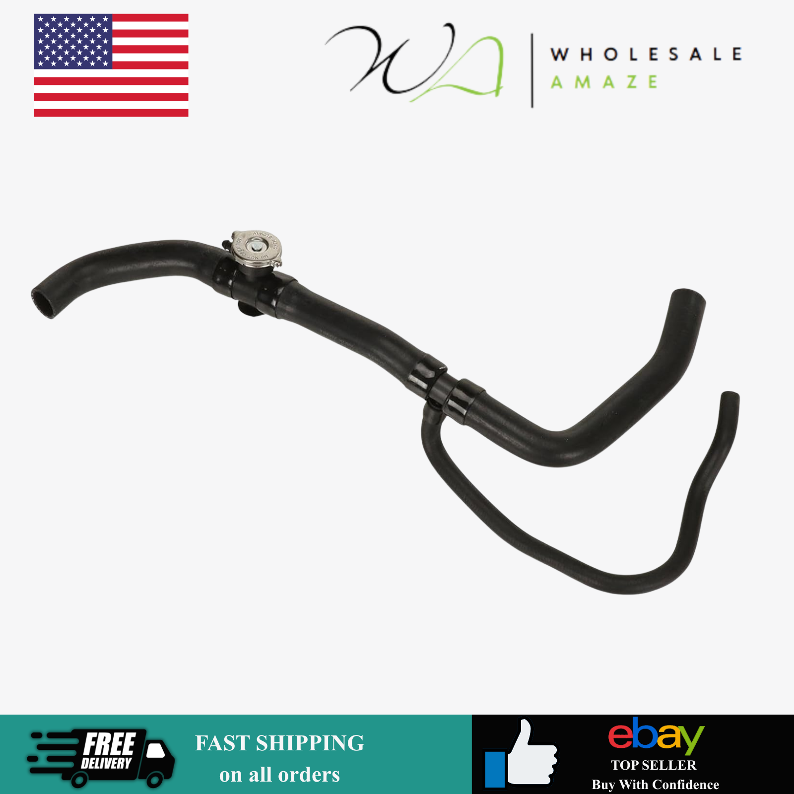 Genuine ACDelco Gold 26563X Molded Upper Radiator Hose-image