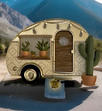 Bath Body Works CAMPER / RV Cactus Succulent Wallflower Plug Nightlight-NEW