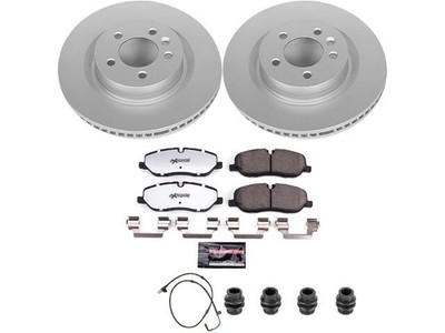 For 2005-2009 Land Rover LR3 Brake Pad and Rotor Kit Front Power Stop 95672DPTK
