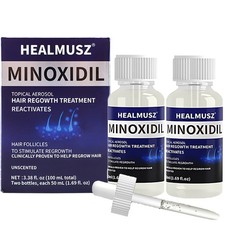 Minoxidil 5% Topical Solution Hair Regrowth Treatment for Men 2 Month Supply