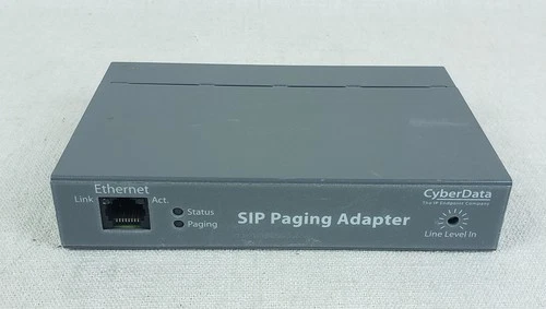 CyberData 011233B Sip VoIP Paging Adapter