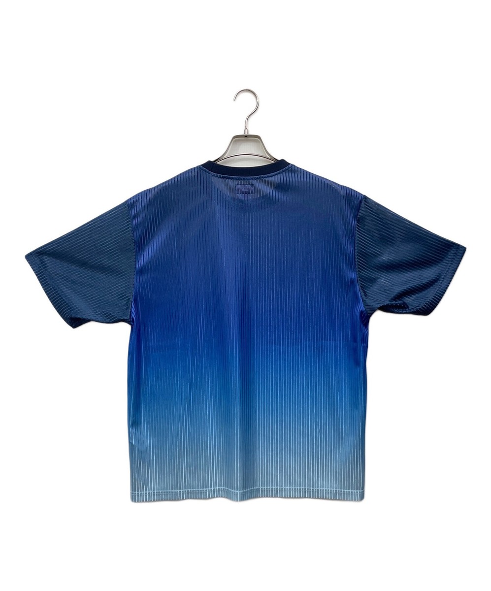 SUPREME Gradient Mesh Stripe Jersey Size: L Blue Men | eBay