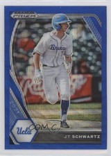 2021 Panini Prizm Draft Picks Blue Wave Prizm JT Schwartz #PDP111 00em