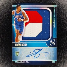 ADEM BONA /25 Rookie Patch Auto RPA 2024-25 Silhouette NBA Basketball SIXERS