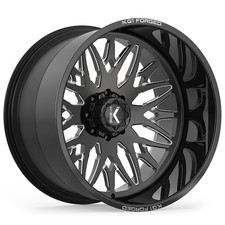 22x14 Kg1 Kc014 Trident Gloss Black Milled Forged Wheels 5x5.5 -76mm Set Of 4 22x14 Kg1 Kc014 Trident Gloss Black Milled Forged Wheels 5x5.5 -76mm Set Of 4