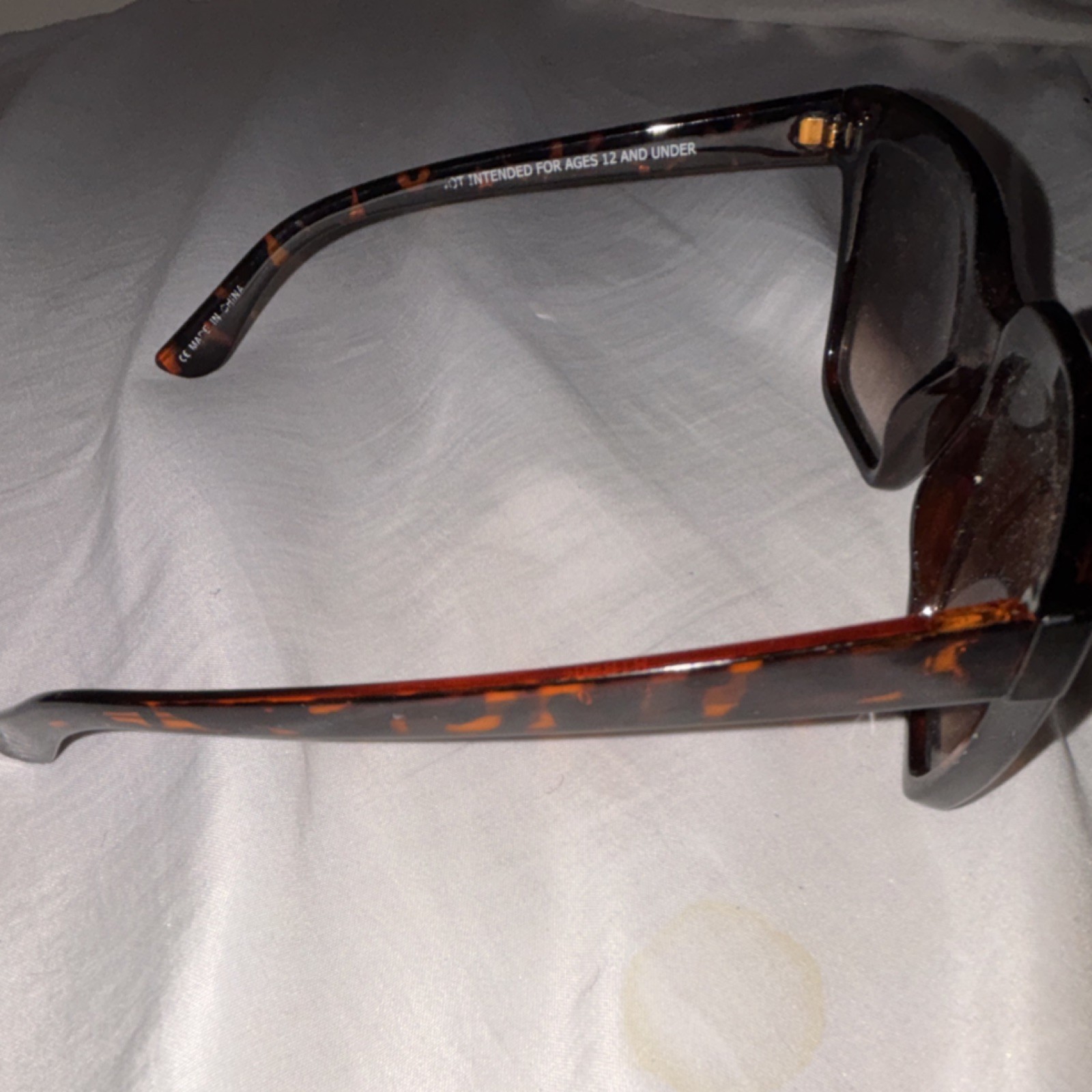 Designer Tortoise Geometric Gradient Sunglasses f… - image 3