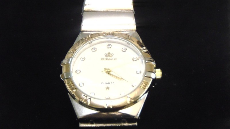 Stylish Ladies Watch, New, Dual Colored Stainless Band, Brand New.