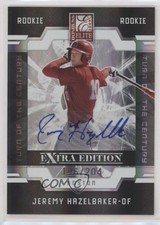 2009 Donruss Elite Extra Edition Rookie 196/204 Jeremy Hazelbaker #93 Auto 9pd