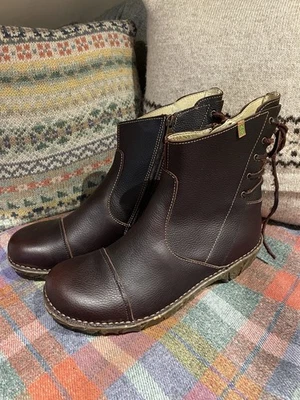 NEW El Naturalista Women's Yggdrasil ankle boots. Brown. UK 6. 39 - Image 1 of 4