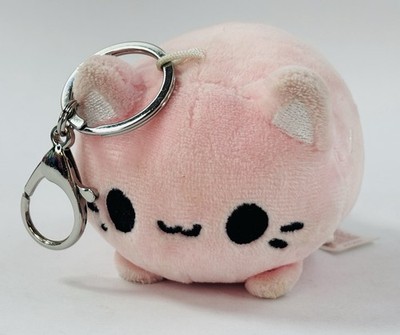 Tasty Peach Studios Aurora STRAWBERRY MEOWCHI 3.5'' Pink Cat Plush Keychain