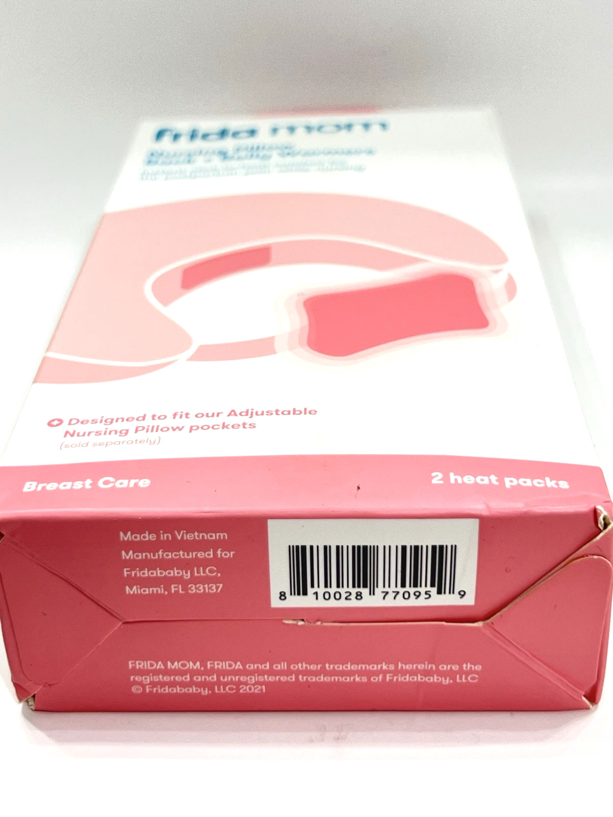 Frida Mom Nursing Pillow Back + Belly Warmers Reusable Click-to-Heat Relief