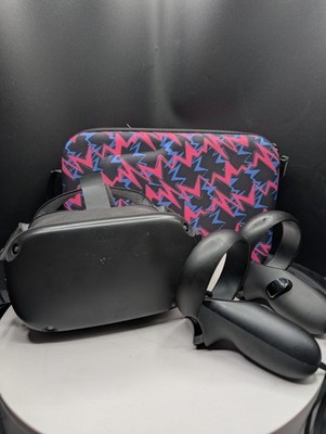 Meta Oculus Quest 1 Virtual Reality Headset - Black + Comfort Head Strap w/ Case