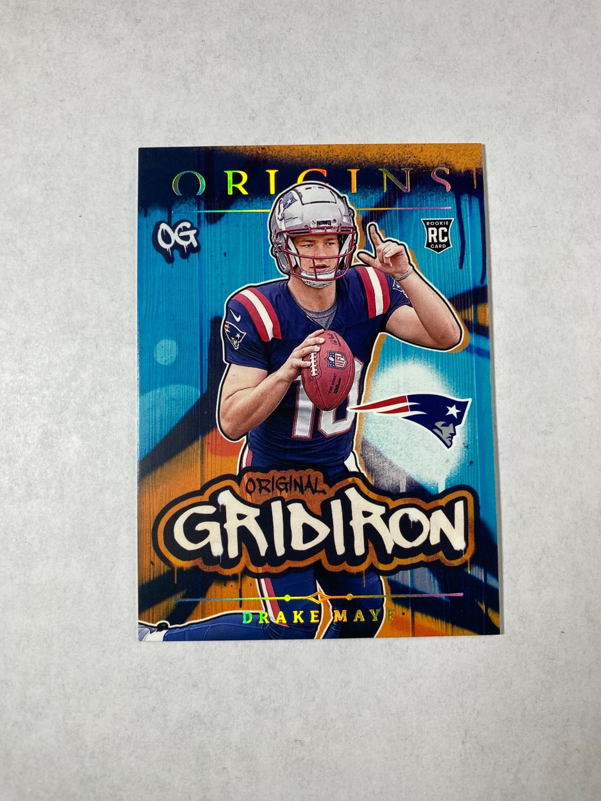 2024 Panini Origins Drake Maye RC Original Gridiron SP #12