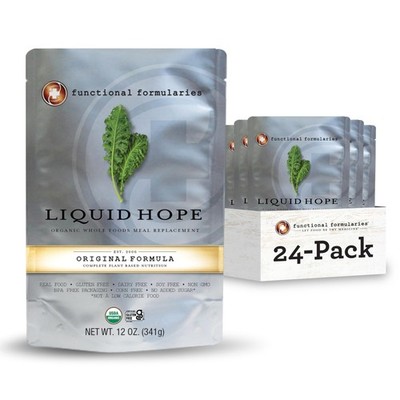 FUNCTIONAL FORMULARIES Liquid Hope Organic Tube Feed Formula, 23g Protein, 8g...