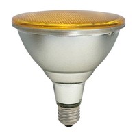 Led Strahler PAR38 Glas Reflektor IP65 15W = 75W E27 1100Lm Farbig Bunt Gelb 90°
