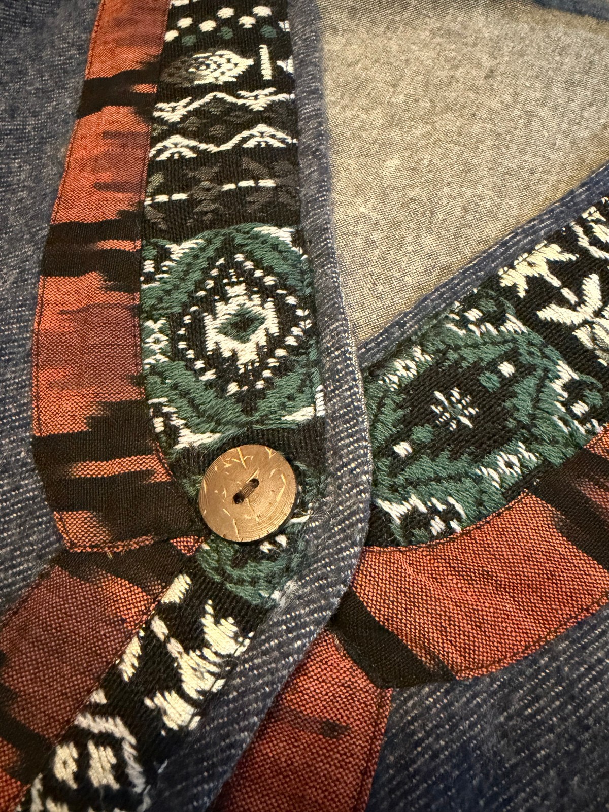 Sacred Threads Boho Patchwork Embroidered Jacket … - image 3