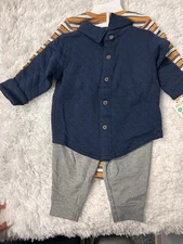 NWT Boys Carter's 3 Piece Quilted Little Cardigan Set 9M