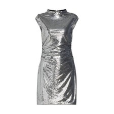MICHAEL Michael Kors  Sequined Ruched Minidress Size Large