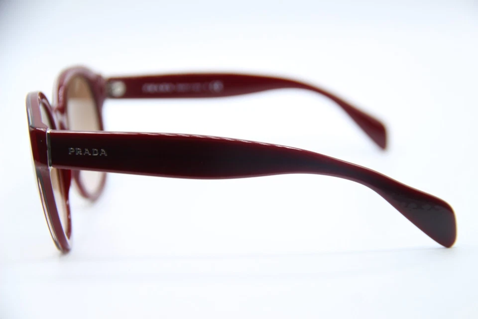 GAFAS DE SOL PRADA SPR 18R UAN-0A6 2N BORGOÑA DEGRADADO AUTÉNTICO DISEÑADOR 56-19 Foto 3 de 4