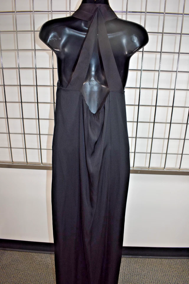 Mameluco para mujer Tahari negro seda talla mediana a la venta sf Foto 2 de 4