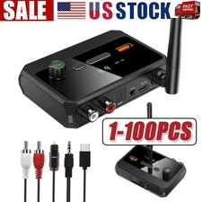 Bluetooth 5.3 Home Stereo Audio Receiver AUX Optical HD Music to RCA Adapter LOT