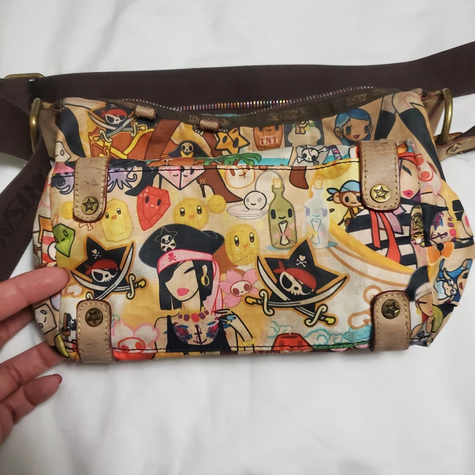 Bolso Bandolera Playa Lesportsac Tokidoki Bambinone Spiaggia Cartera Foto 3 de 4