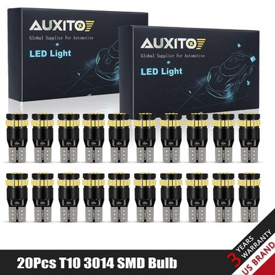 T10 194 LED 168 W5W 3014 24-SMD CANBUS Car Dome Map License Plate LED Bulbs 2-20