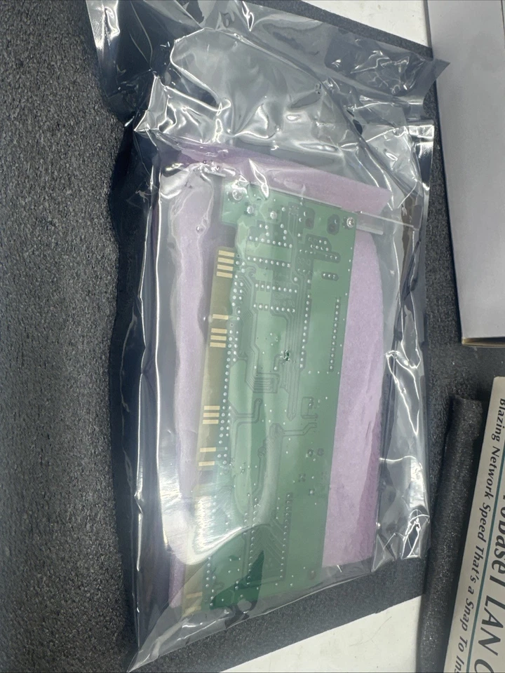 10BaseT ISA Network Card Linksys XTIDE Compatible 28-Pin EEPROM Socket NOS - Image 2 of 3