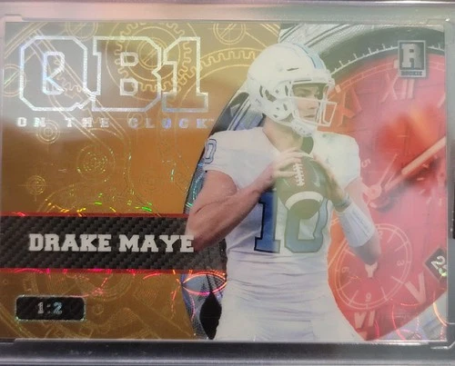 Drake Maye Rookie Card Numbered 1/2, Very Rare Card