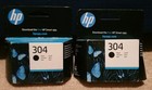 HP N9K06AE 304 Oryginalny wkład atramentowy, czarny, (2 szt.)