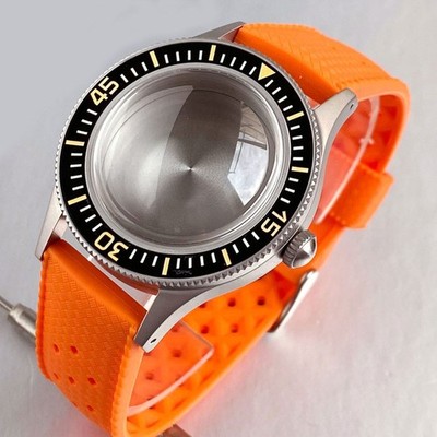 For 50-Fathoms Stainless steel Diver Watch Case For NH35/PT5000/Miyota 8215