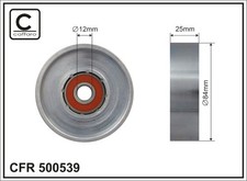 500539 Caffaro tensioner pulley, V-ribbed belt for Nissan 119254F115 New