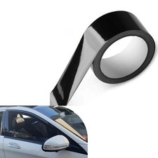 Gloss Black Chrome Delete Vinyl Wrap Tape Air Release 2in X 30ft