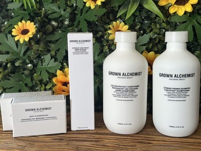 Grown Alchemist 5 Piece Bundle ~ Shampoo, Conditioner, Cream & 2 Bar Soaps ~NEW