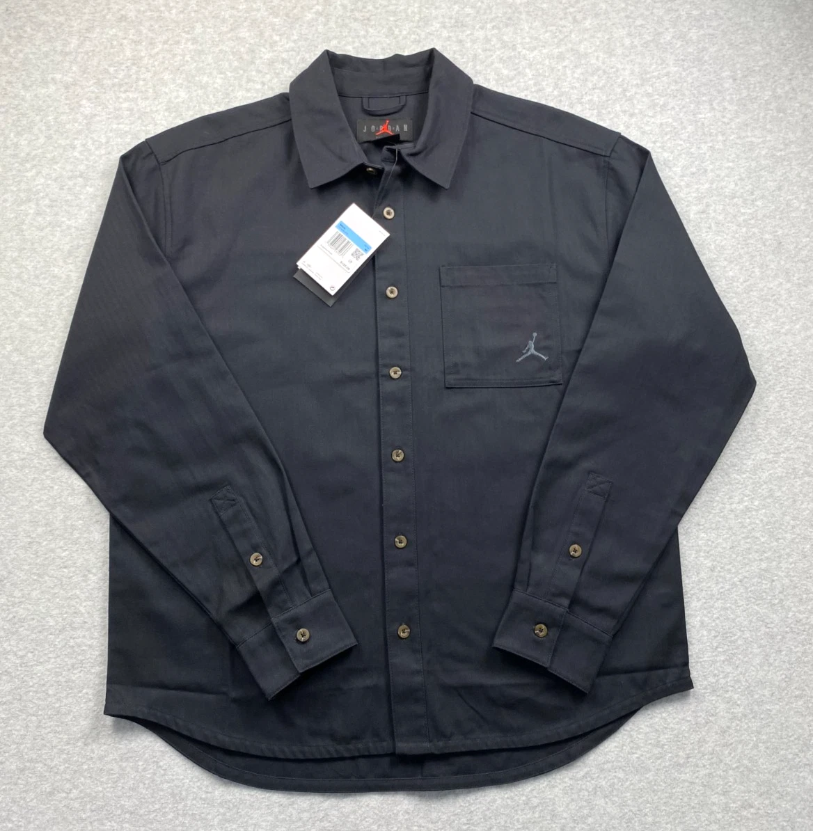 Jordan Solid Regular Size Button-Up Casual Button-Down Shirts for
