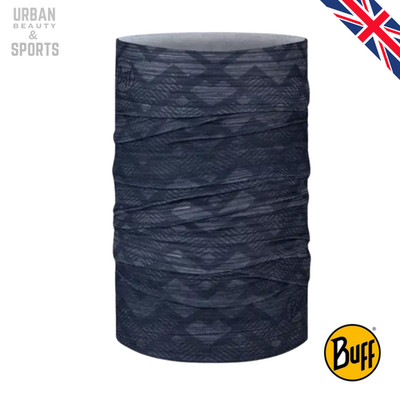 Buff Eon blaue Halsbekleidung zum Laufen Springen, Wandern, Angeln brandneu im Karton
