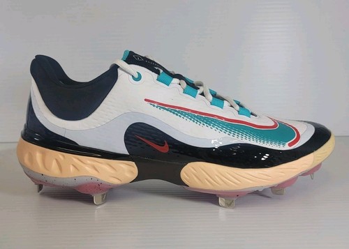 Nike Mens Size 11.5 Alpha Huarache Elite 4 Low Metal Baseball Cleats Goldschmidt - Picture 3 of 11
