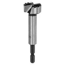 Forstner Drill Bit, 1" (25mm) Tip Hex Shank Hinge Cutter
