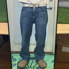 Levi's 506 blue jeans straight fit 38x30