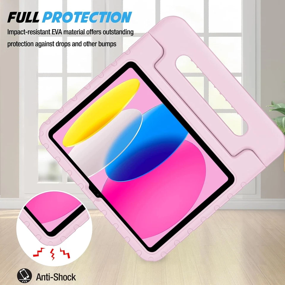 ProCase Kids Case for iPad 11th/10th Generation 11/10.9 2025/2022, Lightpink  - Image 3 of 4