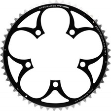 Sp cialit s TA Zephyr Compact 5-Arm 110pcd 9/10 Speed Chainring Outer 44t Black