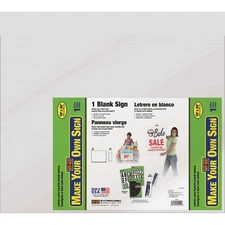 Hy-Ko Blank Corrugated Sign LBL-7 Hy-Ko LBL-7 029069200299 Plastic