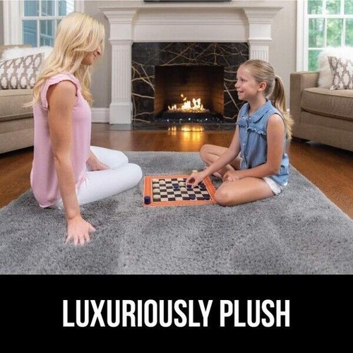 Large Shaggy Rugs Anti Slip Soft Fluffy Rug Living Room Bedroom Thick Carpet - Picture 16 of 67