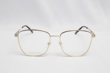 Gucci GG0804O 001 Black Gold Eyeglasses 54-17-145