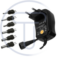 Switching power supply with adjustable voltage 3/4.5/5/6/7.5/9/12 Vdc 600mA