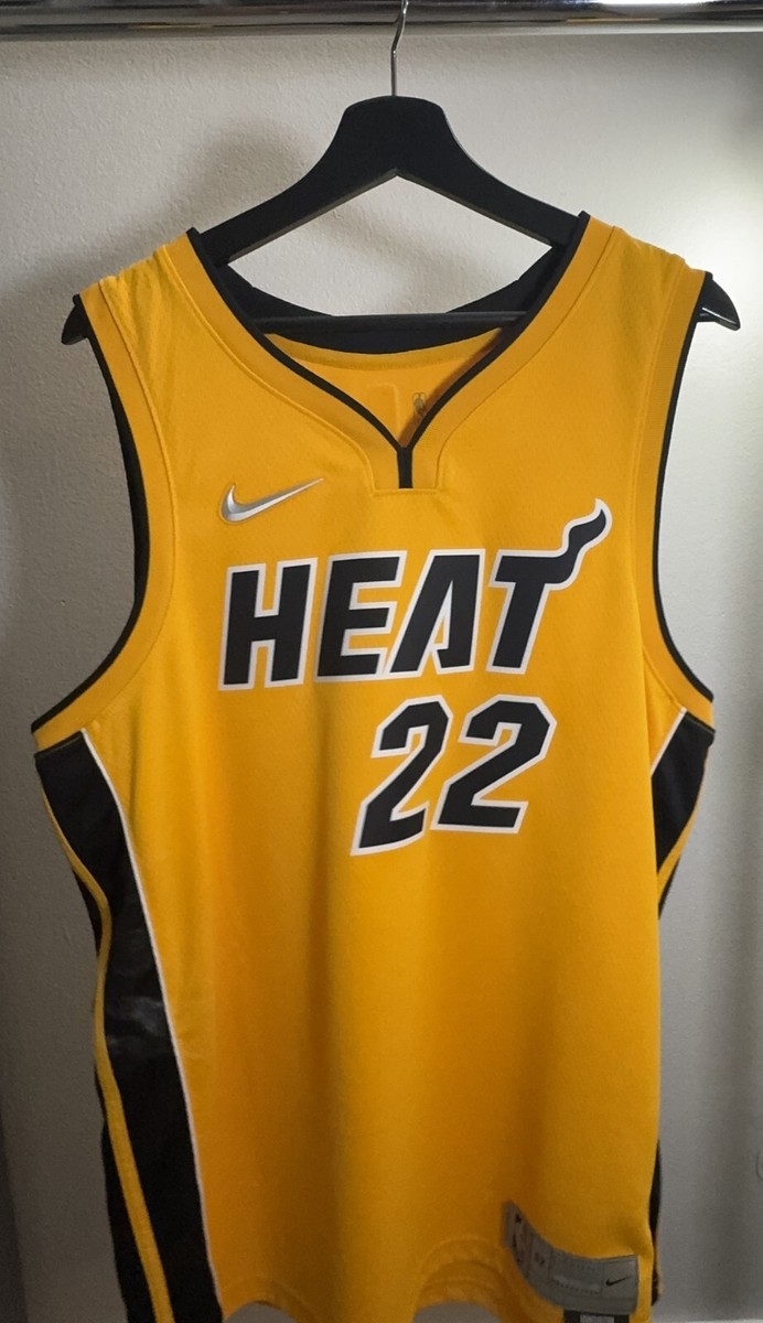 Jimmy Butler Jersey Miami Heat Trophy Gold Jerseys Men's Miami