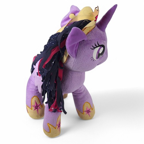 Peluche Vintage 2013 Hasbro My Little Pony 17" Principessa Crepuscolo Scintillante Viola - Foto 5 di 7