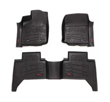 Rough Country Sure-Fit Floor Mats for 2016-2023 Toyota Tacoma - SM71216